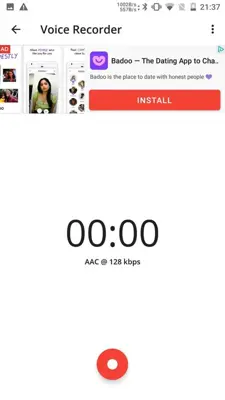 Voice Recorder android App screenshot 3